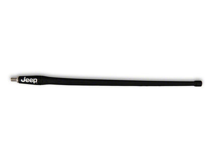Jeep Licensed by RedRock 13-Inch Trail Antenna with Printed Jeep Logo (07-23 Jeep Wrangler JK & JL)