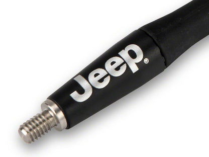 Jeep Licensed by RedRock 13-Inch Trail Antenna with Printed Jeep Logo (07-23 Jeep Wrangler JK & JL)