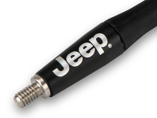 Jeep Licensed by RedRock 13-Inch Trail Antenna with Printed Jeep Logo (07-23 Jeep Wrangler JK & JL)