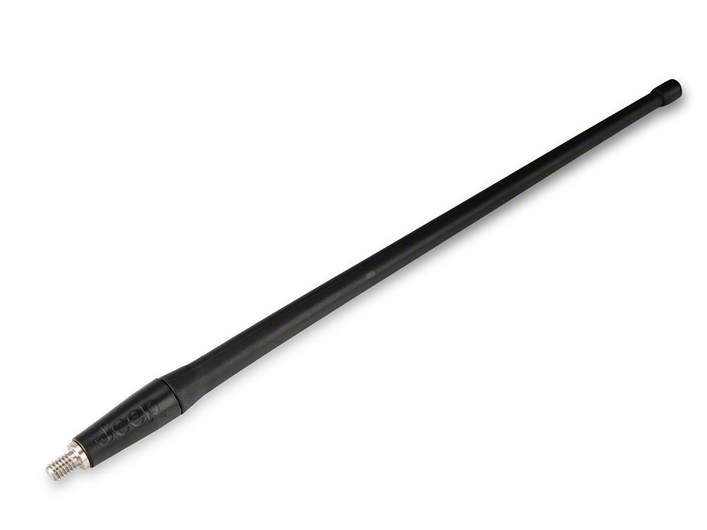Jeep Licensed by RedRock 13-Inch Trail Antenna with Molded Jeep Logo (07-23 Jeep Wrangler JK & JL)