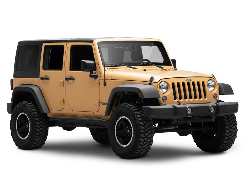 Jeep Licensed by RedRock 13-Inch Trail Antenna with Molded Jeep Logo (07-23 Jeep Wrangler JK & JL)
