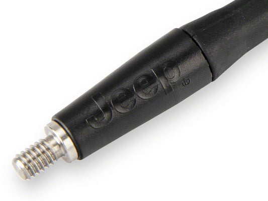 Jeep Licensed by RedRock 13-Inch Trail Antenna with Molded Jeep Logo (07-23 Jeep Wrangler JK & JL)