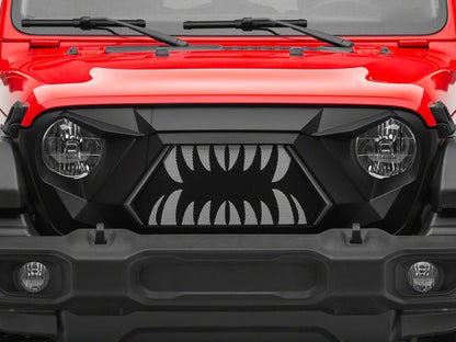 RedRock Open Wide Grille with LED DRL (18-25 Jeep Wrangler JL w/o TrailCam)