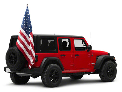 RedRock Tailgate Mounted Flag and Antenna Holder (18-25 Jeep Wrangler JL)