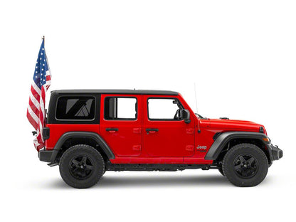 RedRock Tailgate Mounted Flag and Antenna Holder (18-25 Jeep Wrangler JL)