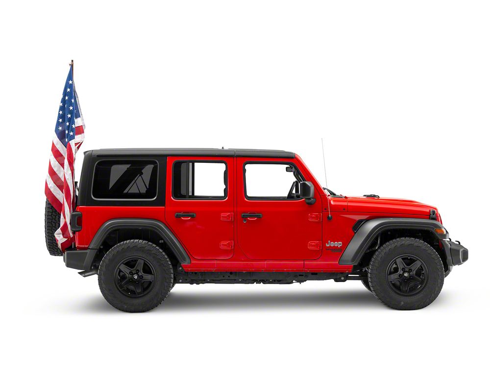 RedRock Tailgate Mounted Flag and Antenna Holder (18-25 Jeep Wrangler JL)