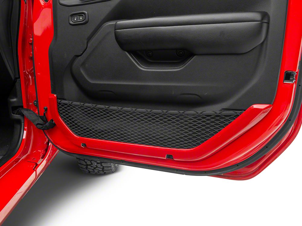 RedRock Door Storage Net Trim; Red (18-25 Jeep Wrangler JL)