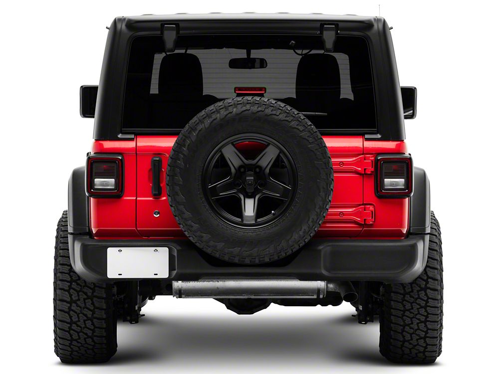 RedRock Tail Light Guards; USA Flag (18-25 Jeep Wrangler JL w/ Factory Halogen Tail Lights)