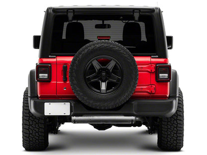RedRock Tail Light Guards; USA Flag (18-25 Jeep Wrangler JL w/ Factory Halogen Tail Lights)