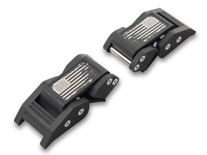 RedRock V2 Old Glory Billet Hood Catch Kit (07-18 Jeep Wrangler JK)