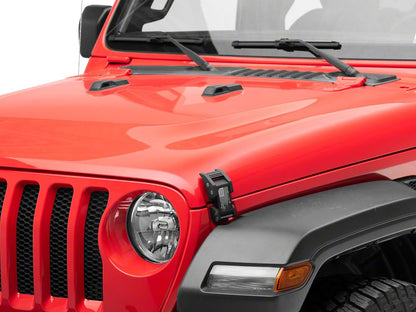 RedRock V2 Old Glory Billet Hood Catch Kit (18-25 Jeep Wrangler JL)