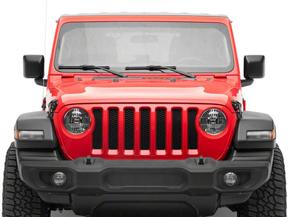 RedRock V2 Old Glory Billet Hood Catch Kit (18-25 Jeep Wrangler JL)