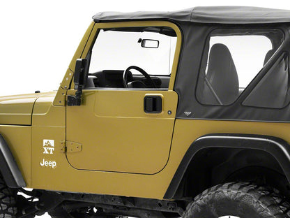 RedRock Paddle Door Handle; Driver Side; Black (76-06 Jeep CJ7, Wrangler YJ & TJ)