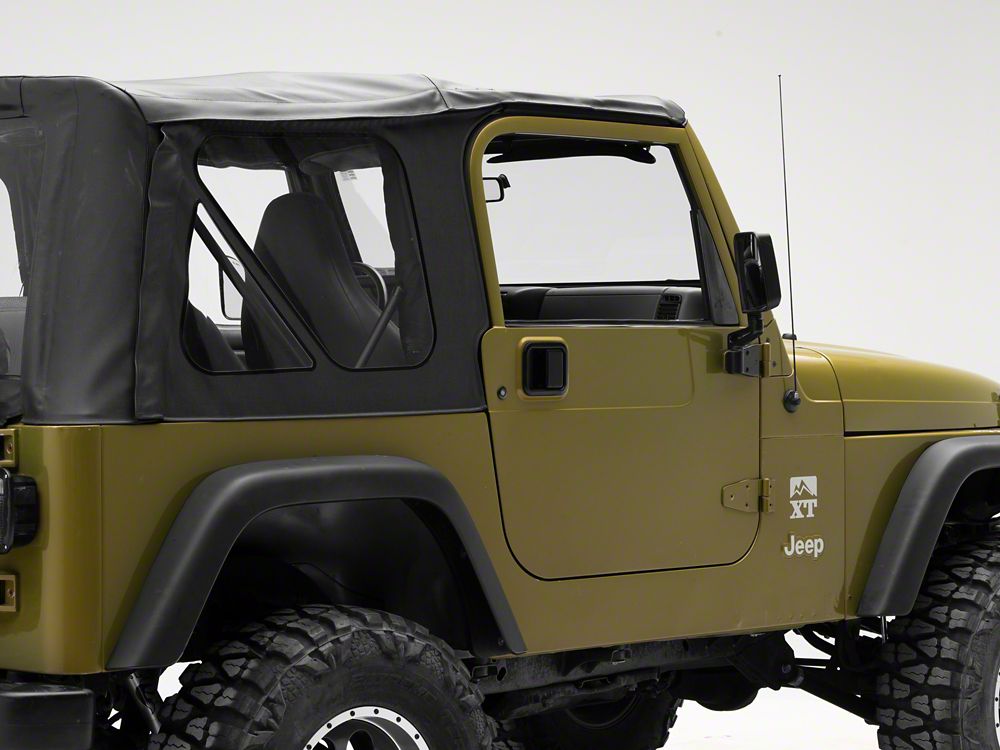 RedRock Paddle Door Handle; Passenger Side; Black (76-06 Jeep CJ7, Wrangler YJ & TJ)