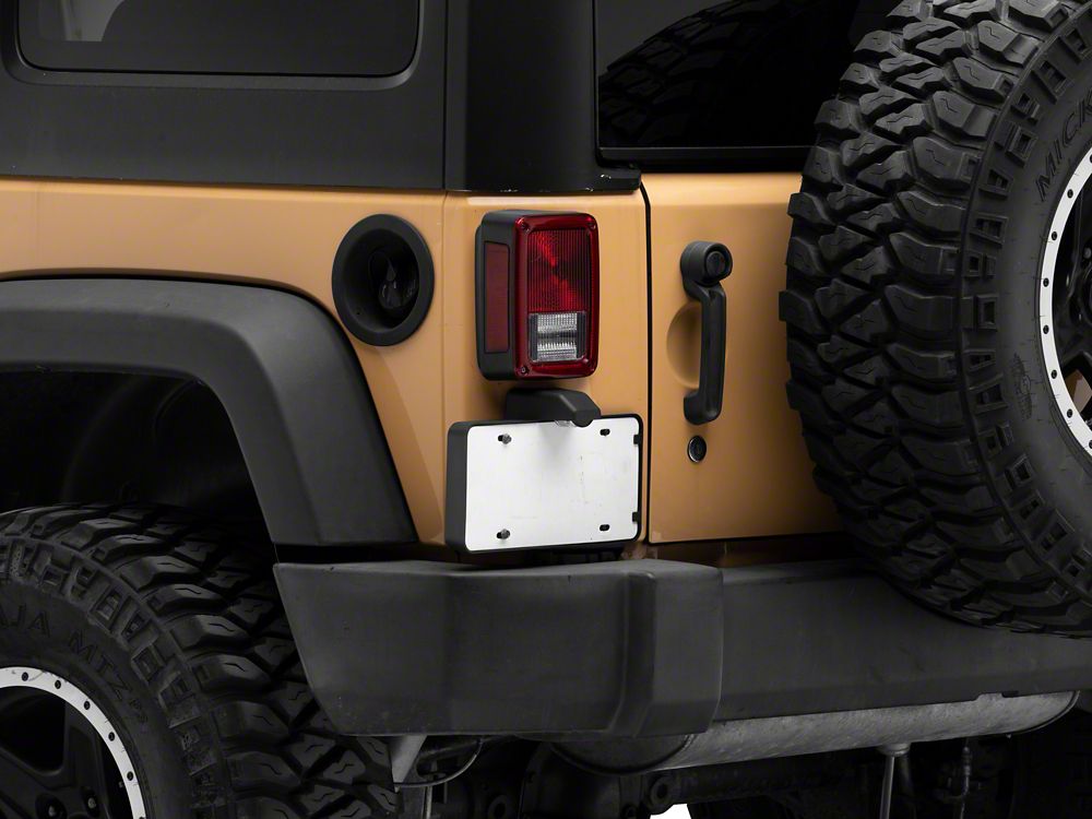 RedRock License Plate Bracket (07-18 Jeep Wrangler JK)