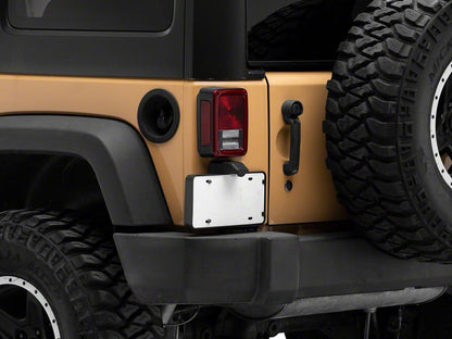 RedRock License Plate Bracket (07-18 Jeep Wrangler JK)
