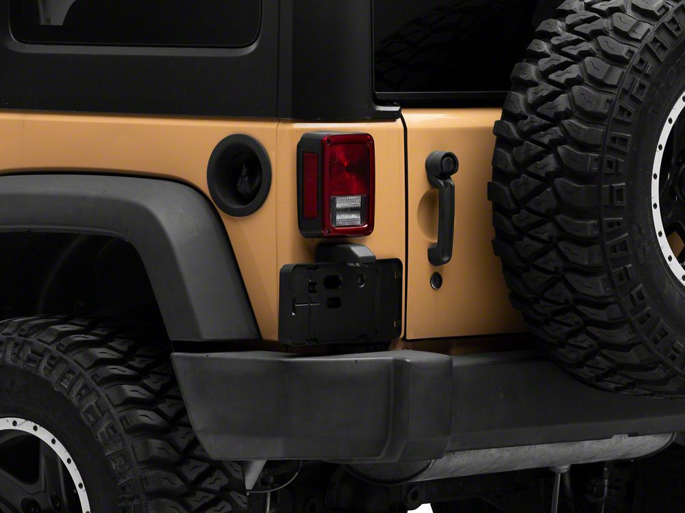 RedRock License Plate Bracket (07-18 Jeep Wrangler JK)