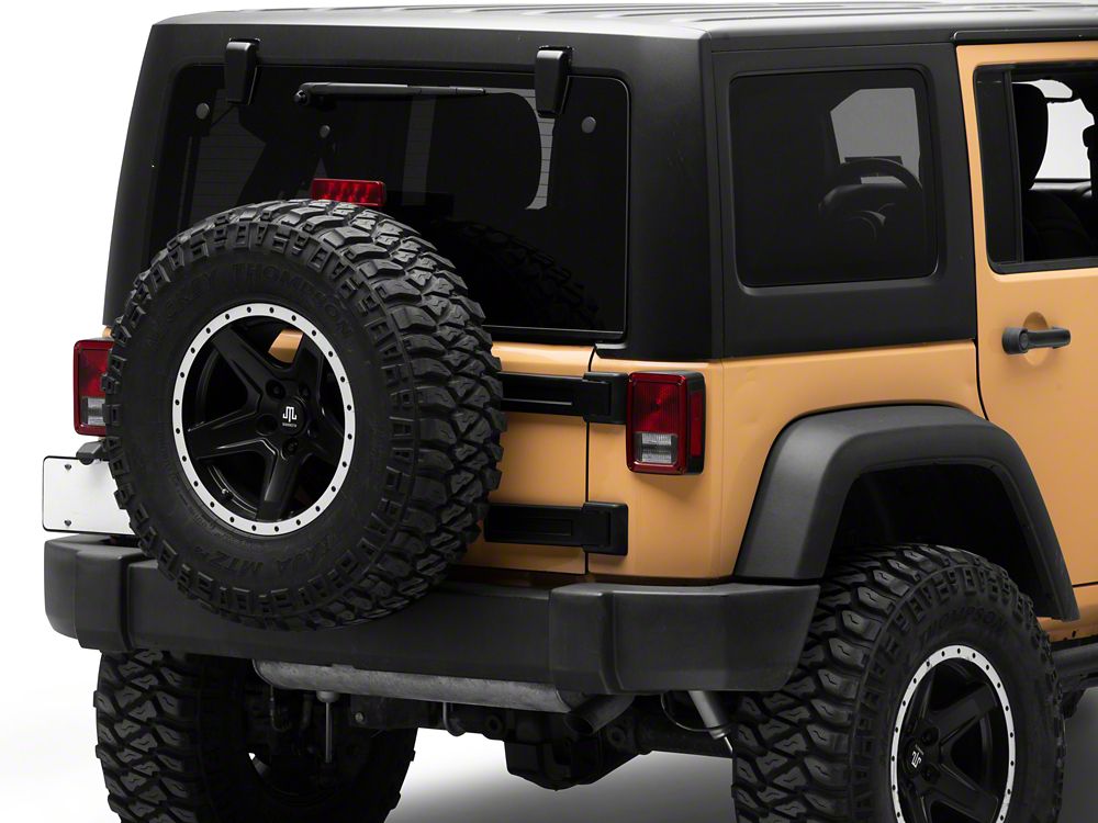 RedRock Tailgate Hinge Cover; Upper Inner (07-18 Jeep Wrangler JK)