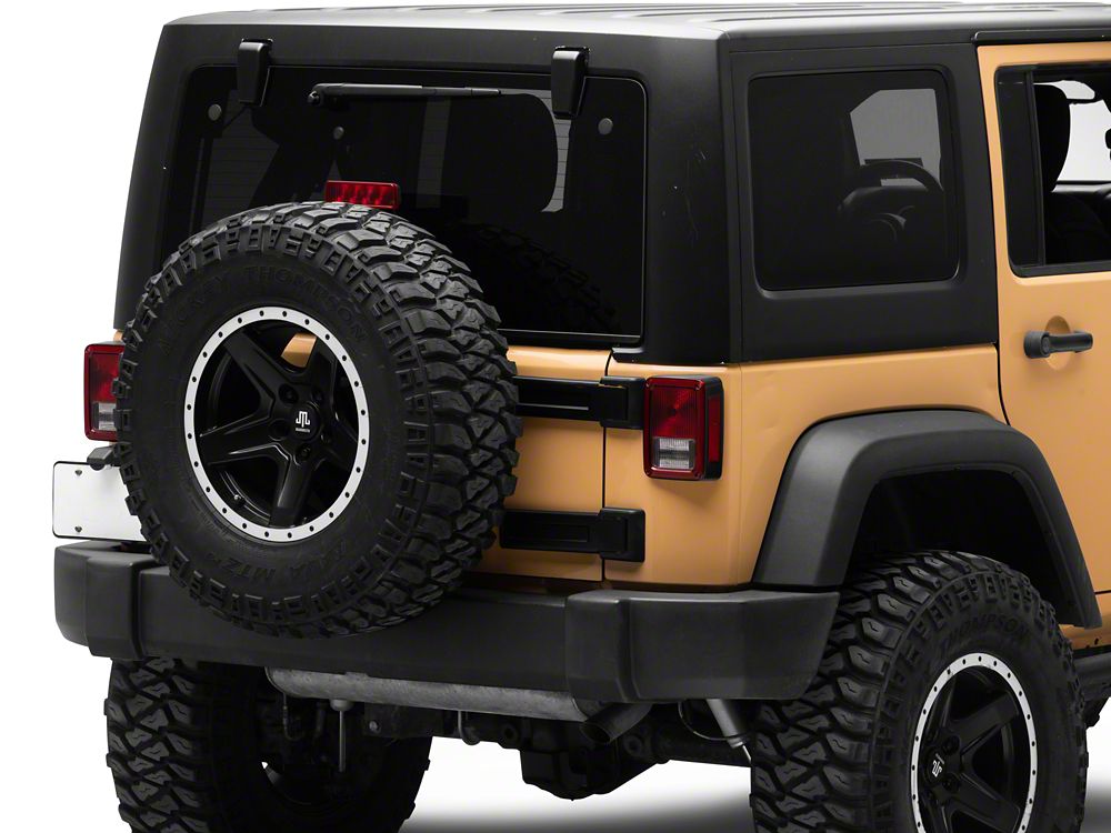 RedRock Tailgate Hinge Cover; Lower Inner (07-18 Jeep Wrangler JK)