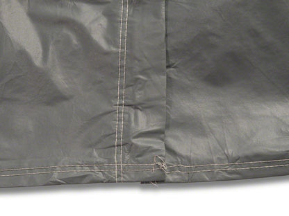 RedRock 4-Layer Breathable Full Car Cover; Gray (07-25 Jeep Wrangler JK & JL 2-Door)