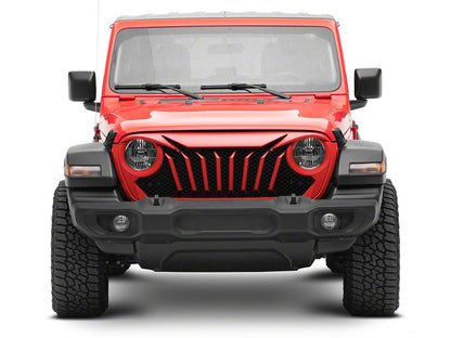 RedRock Titus Grille; Unpainted (18-25 Jeep Wrangler JL w/o TrailCam)
