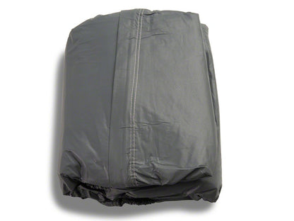 RedRock 4-Layer Breathable Full Car Cover; Gray (76-06 Jeep CJ7, Wrangler YJ & TJ, Excluding Unlimited)