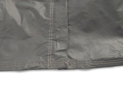 RedRock 4-Layer Breathable Full Car Cover; Gray (76-06 Jeep CJ7, Wrangler YJ & TJ, Excluding Unlimited)