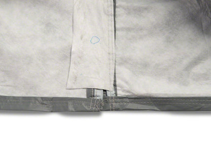 RedRock 4-Layer Breathable Full Car Cover; Gray (76-06 Jeep CJ7, Wrangler YJ & TJ, Excluding Unlimited)