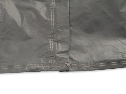 RedRock 4-Layer Breathable Full Car Cover; Gray (07-18 Jeep Wrangler JK 4-Door)