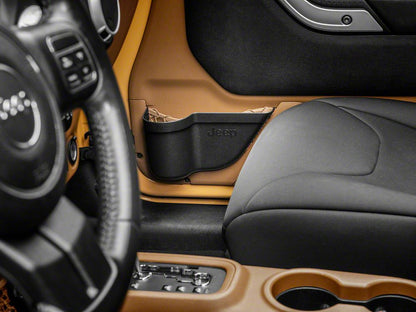 Jeep Licensed by RedRock Door Panel Storage Organizer Tray with Jeep Logo (11-18 Jeep Wrangler JK)