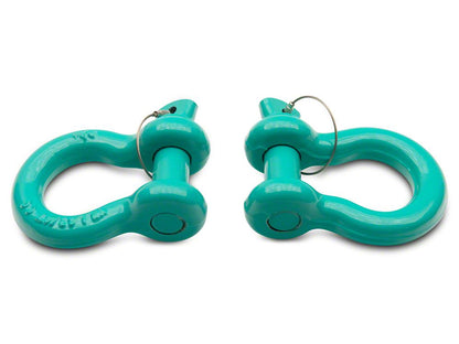 RedRock 3/4-Inch D-Ring Shackles; Tropical Breeze