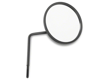 Jeep Licensed by RedRock Round Adventure Mirrors with Engraved Jeep Logo (87-25 Jeep Wrangler YJ, TJ, JK & JL)