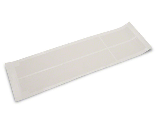 Jeep Licensed by RedRock Door Sill Body Shield Decal; Clear (07-18 Jeep Wrangler JK)
