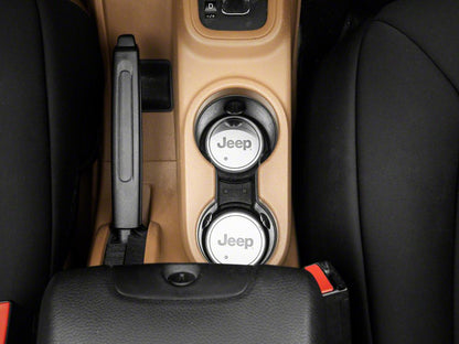Jeep Licensed by RedRock Color Changing LED Cup Holder with Jeep Logo (07-25 Jeep Wrangler JK & JL)