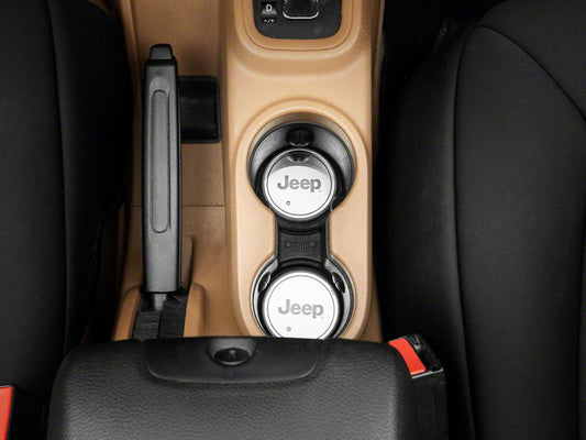 Jeep Licensed by RedRock Color Changing LED Cup Holder with Jeep Logo (07-25 Jeep Wrangler JK & JL)