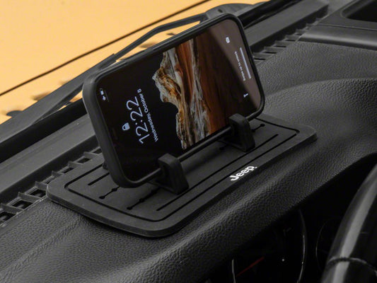 Jeep Licensed by RedRock Anti-Slip Dashboard Phone Holder (07-18 Jeep Wrangler JK)