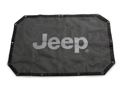 Jeep Licensed by RedRock Mesh Sun Shade with Jeep Logo (07-18 Jeep Wrangler JK)