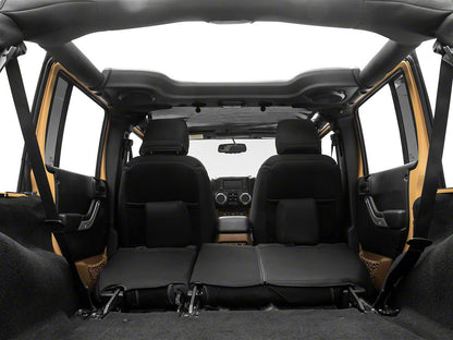 Jeep Licensed by RedRock Mesh Sun Shade with Jeep Logo (07-18 Jeep Wrangler JK)