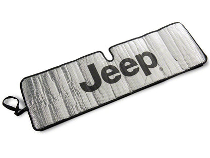 Jeep Licensed by RedRock Front Windshield Sun Shade with Jeep Logo (07-18 Jeep Wrangler JK)