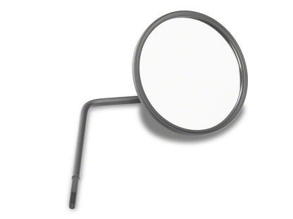 Jeep Licensed by RedRock Round Adventure Mirrors with Molded Jeep Logo (87-25 Jeep Wrangler YJ, TJ, JK & JL)