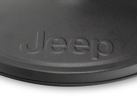Jeep Licensed by RedRock Round Adventure Mirrors with Molded Jeep Logo (87-25 Jeep Wrangler YJ, TJ, JK & JL)