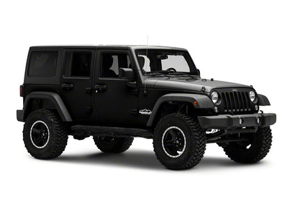 Jeep Licensed by RedRock Mountain Wrangler Unlimited Decal; White (87-18 Jeep Wrangler YJ, TJ & JK)