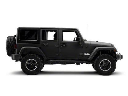 Jeep Licensed by RedRock Mountain Wrangler Unlimited Decal; White (87-18 Jeep Wrangler YJ, TJ & JK)