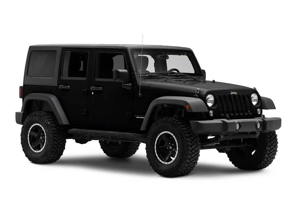 Jeep Licensed by RedRock Unlimited Side Decal; White (87-18 Jeep Wrangler YJ, TJ & JK)