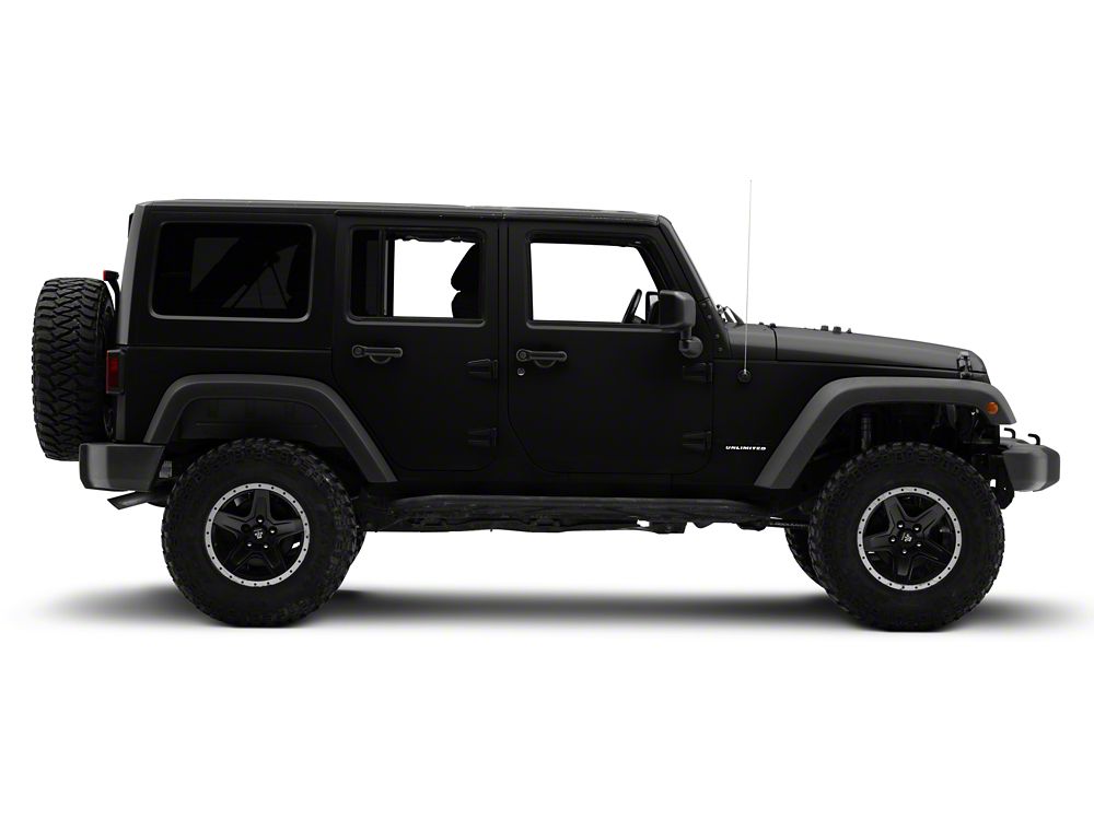 Jeep Licensed by RedRock Unlimited Side Decal; White (87-18 Jeep Wrangler YJ, TJ & JK)
