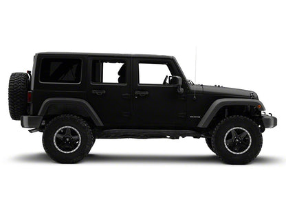 Jeep Licensed by RedRock Unlimited Side Decal; White (87-18 Jeep Wrangler YJ, TJ & JK)