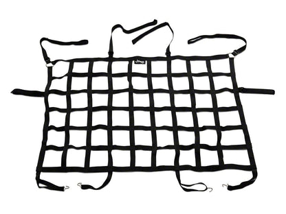 Jeep Licensed by RedRock Rear Seat Cargo Net/Pet Divider with Jeep Logo (07-18 Jeep Wrangler JK 4-Door)