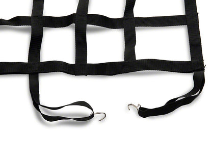 Jeep Licensed by RedRock Rear Seat Cargo Net/Pet Divider with Jeep Logo (07-18 Jeep Wrangler JK 4-Door)