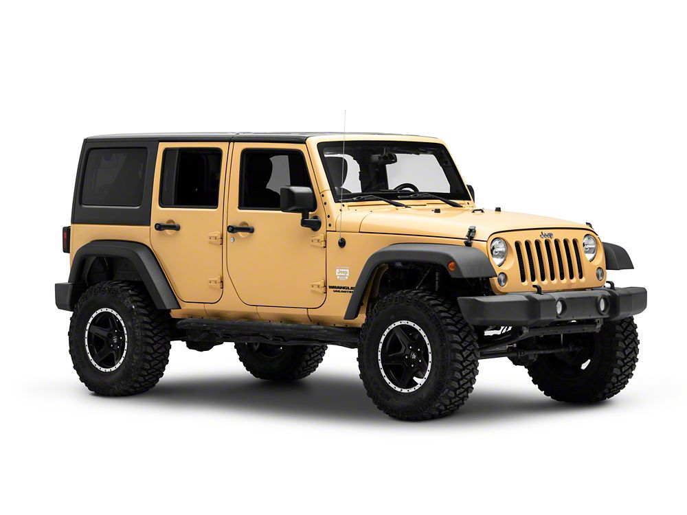 Jeep Licensed by RedRock Go Topless Jeep Decal; White (87-18 Jeep Wrangler YJ, TJ & JK)