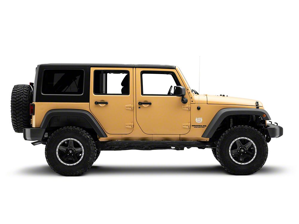 Jeep Licensed by RedRock Go Topless Jeep Decal; White (87-18 Jeep Wrangler YJ, TJ & JK)
